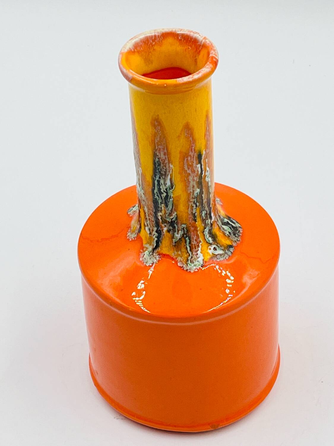 Orange vase