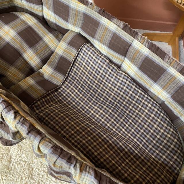 Berceau à bascule en bois 19ème