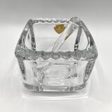 SKLO UNION Ashtray with pestle • 1960 • Czechoslovakia • Pressed glass