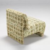 French flowered chair, 1960s