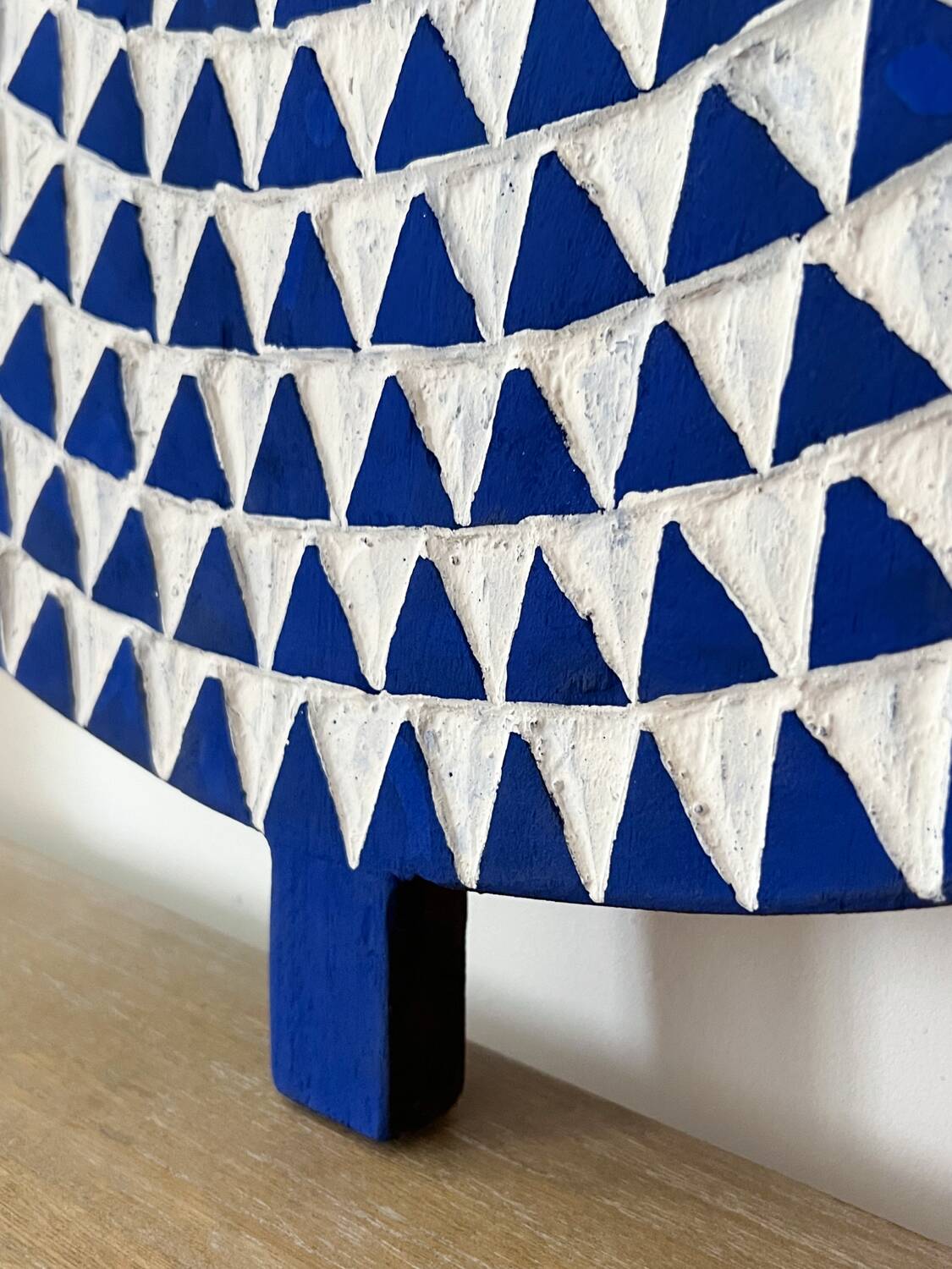 Large blue sun mask (Burkina Faso)