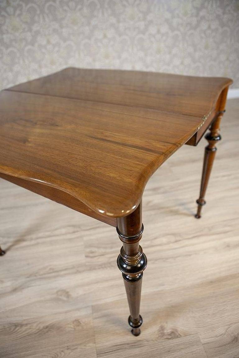 Late 19th Century Game Table with Hidden Drawer, 1890s