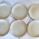 Set of 6 plates dessert sandstone village France