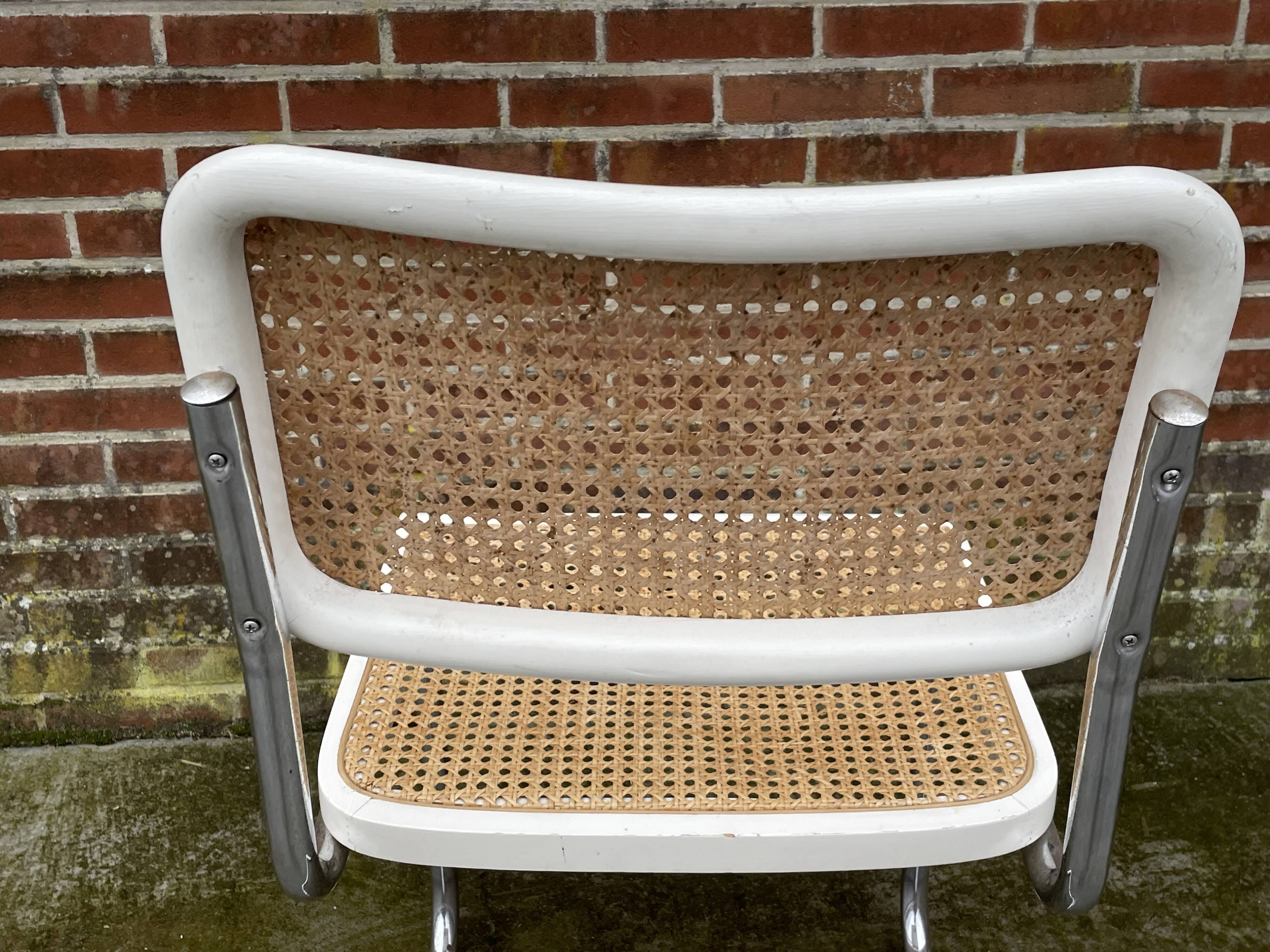Cesca design chair b32 model in chrome