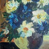 Huile sur bois  1957
