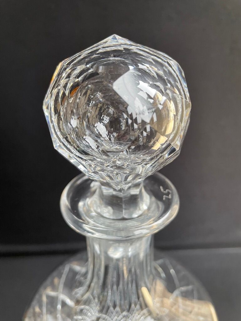 Carafe - Art Deco - Blown and cut crystal