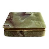 Ashtray, onyx box from the 1960s, vintage Italy.