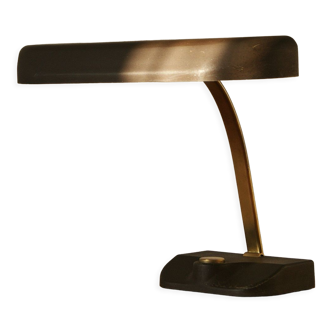 Mid-Century Brass and Metal Table Lamp by Hillebrand for Hillebrand Lighting, Germany, 1960s