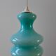 Suspension en opaline bleu ciel