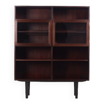 Mahogany bookcase, Danish design, 1970s, manufactured by Omann Jun