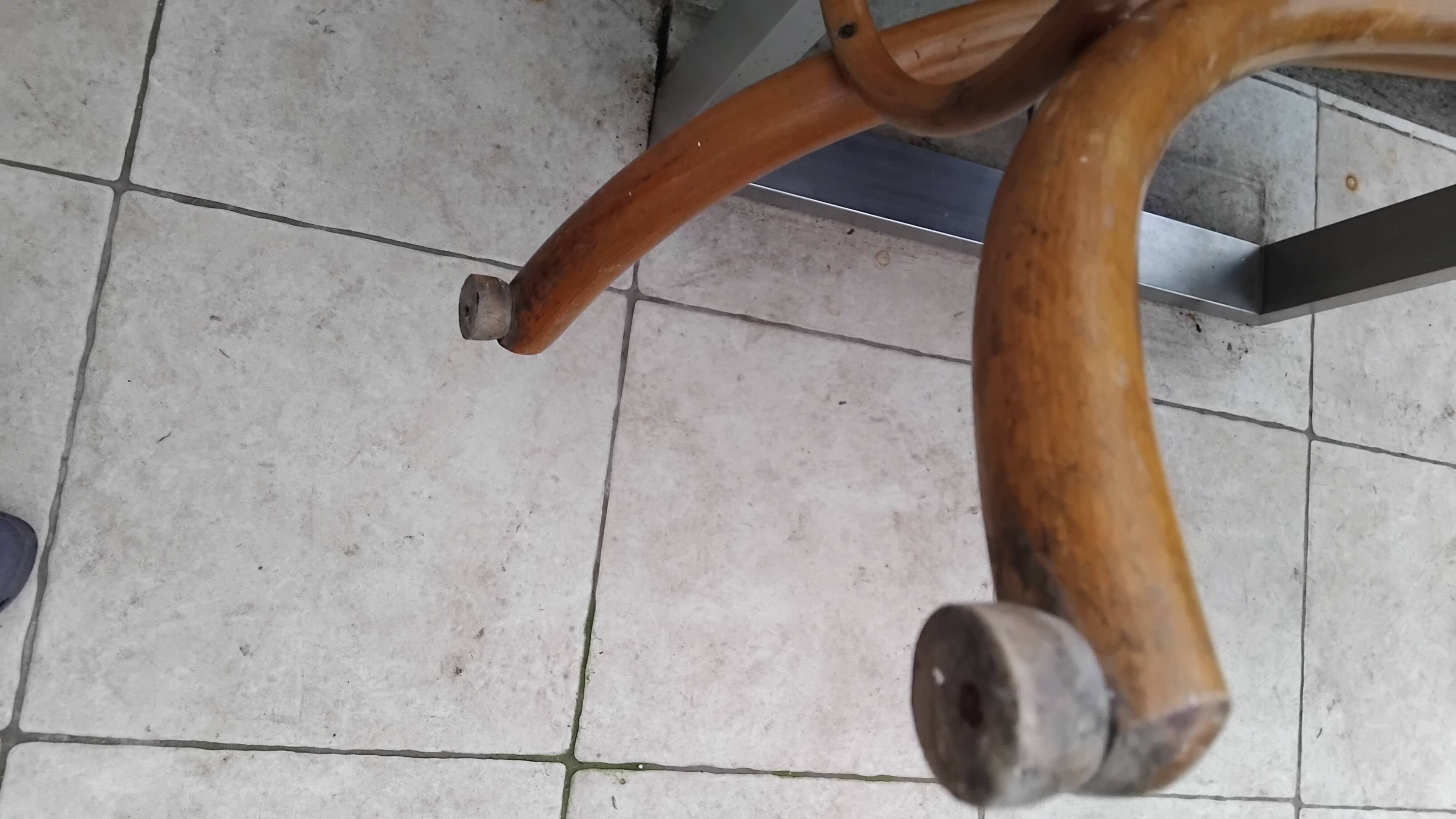Antique parrot coat rack signed THONET