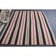 Vintage Turkish Hand-Knotted Wool Cotton Beige Kilim Area Rug 158x217