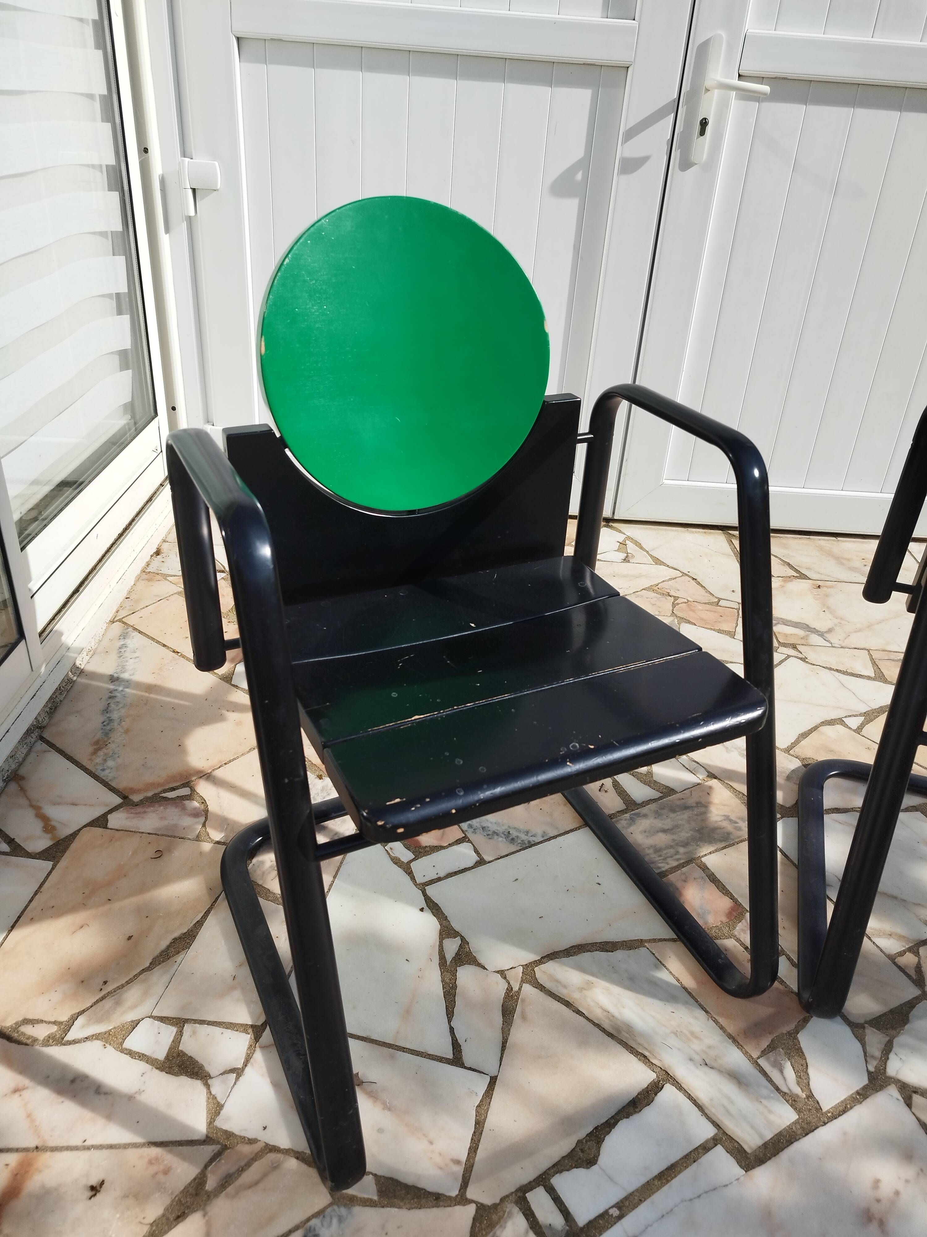2 Martin Stoll chairs model G-Pino "Pinocchio"