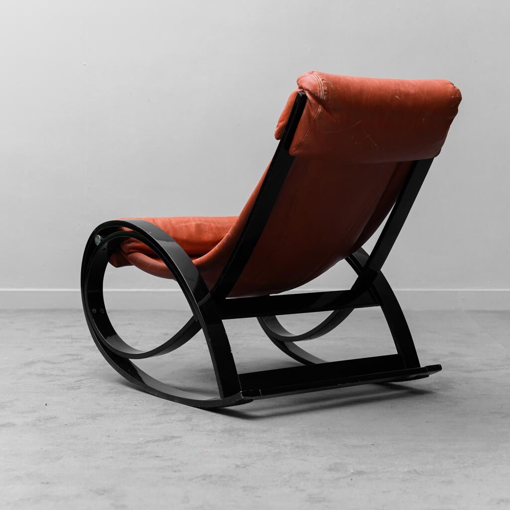 Rocking chair Sgarsul Gae Aulenti, Poltronova 60