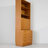 Vintage wardrobe with drawers and desk