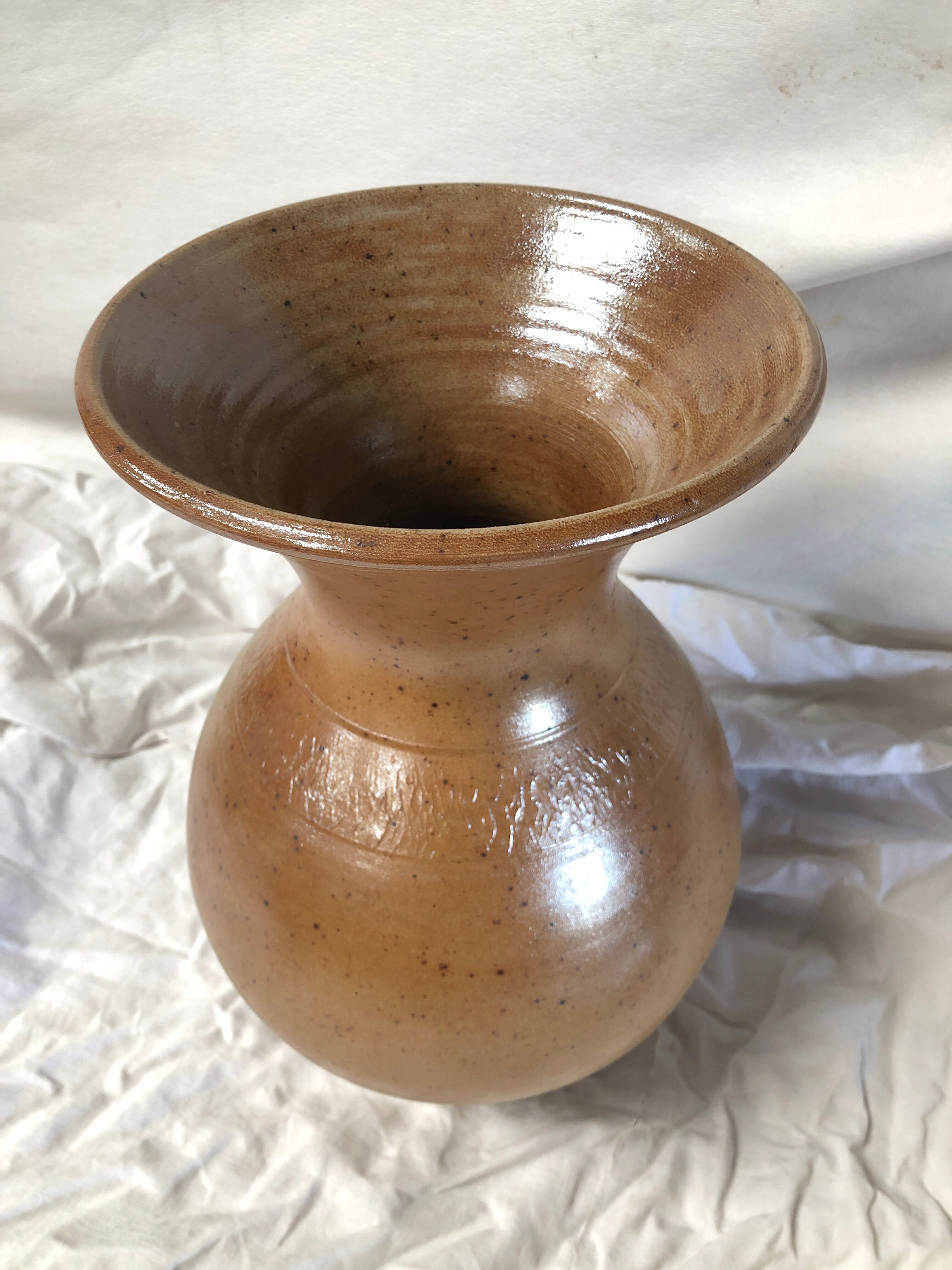 Vintage sandstone vase