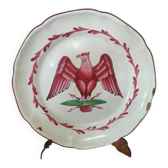 Assiette en faience les Islettes XIXème