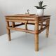 Vintage bamboo bedside table from the 70s.