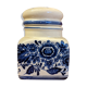 Blue apothecary pot hand-painted porcelain