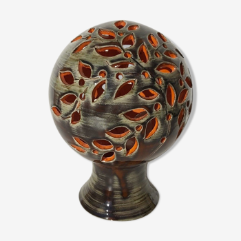 Camos Vallauris 50/60s ceramic ball lamp