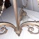 Lustre bronze et cristal