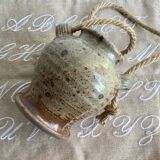 Pot vase with handles pyrite stoneware Truchon Corsica