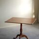 A Swedish folding table made of burl wood by Carl Hollst, Eskilstuna, 1787-1830.