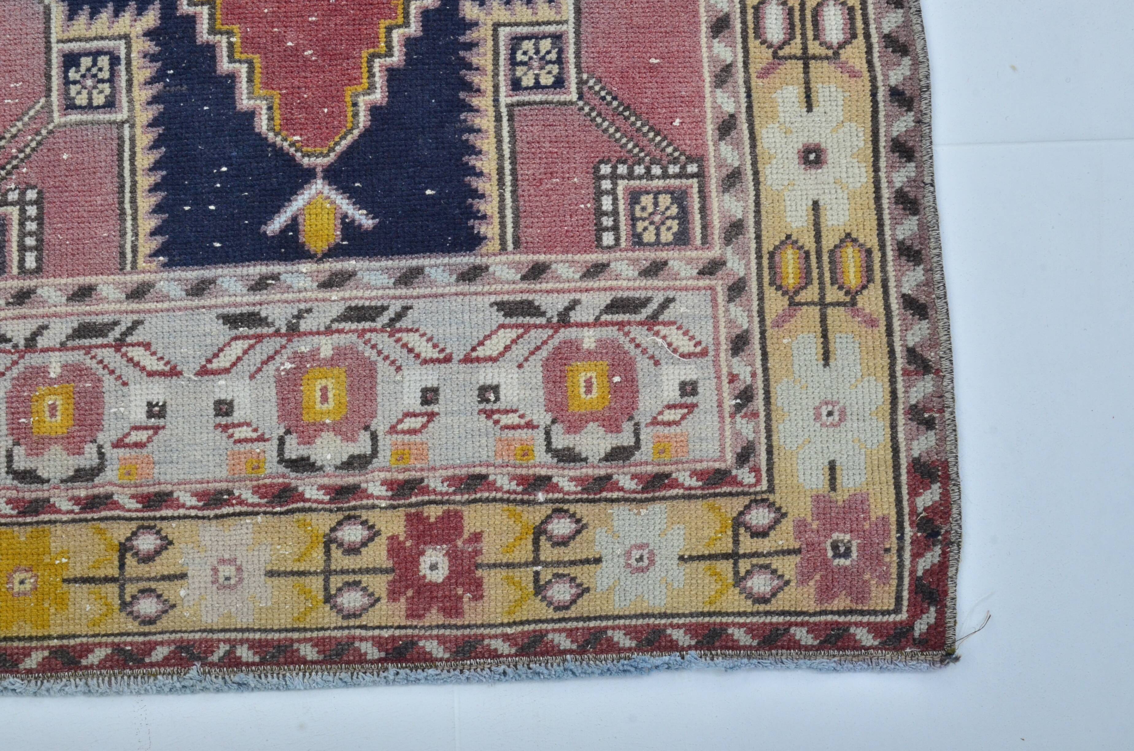 Vintage Turkish Small Floral Carpet sku 3281