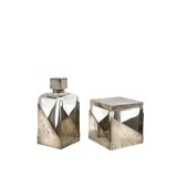 Coffret flacon de parfum et poudrier Art Déco, France 1930