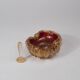 Barovier&Toso Murano "Cordonato d'Oro" Art Glass Bowl and Rare Glass Tamper