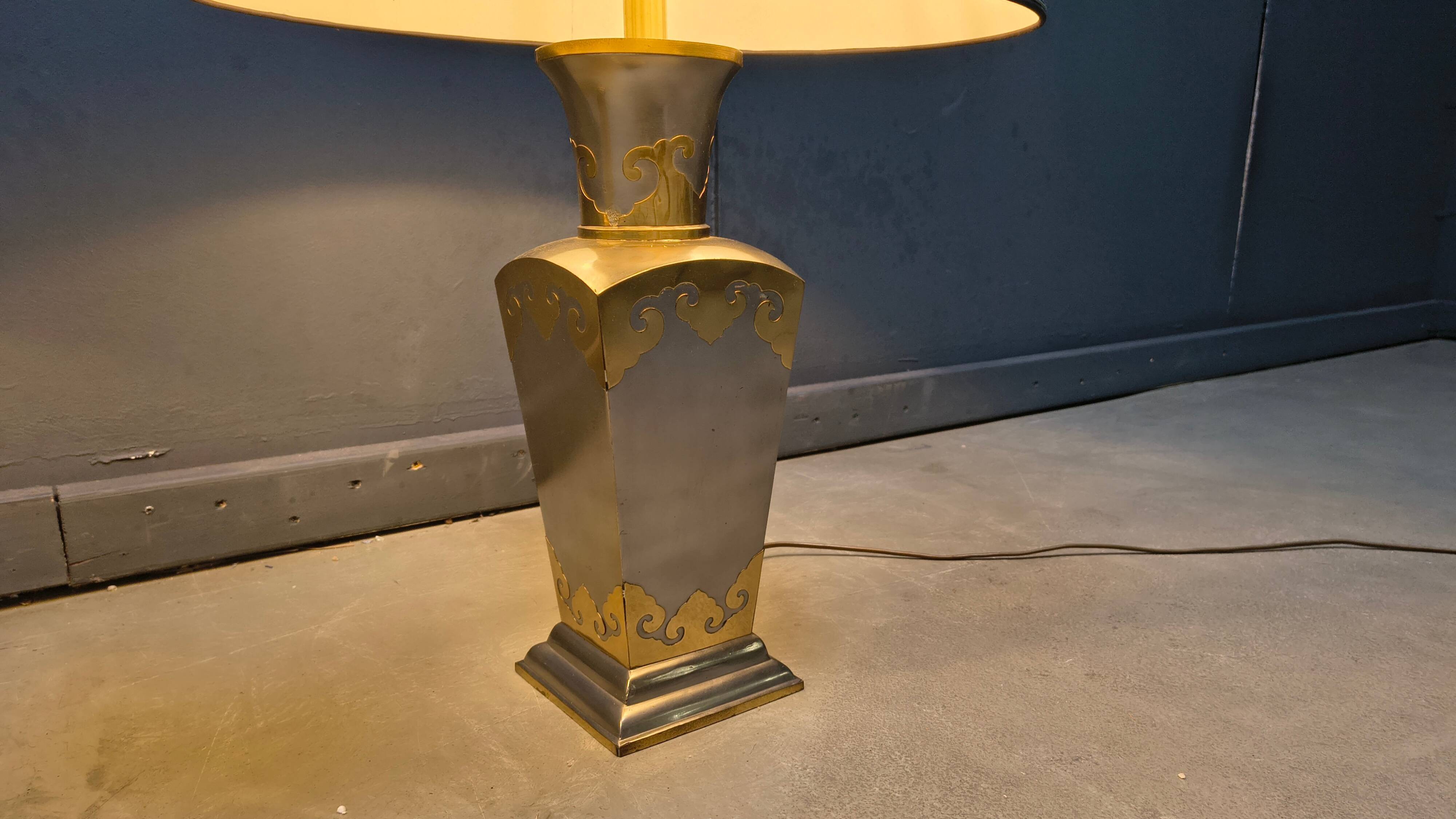 Lampes de table en étain vintage, années 1970 - ensemble de 2