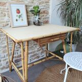Rattan desk