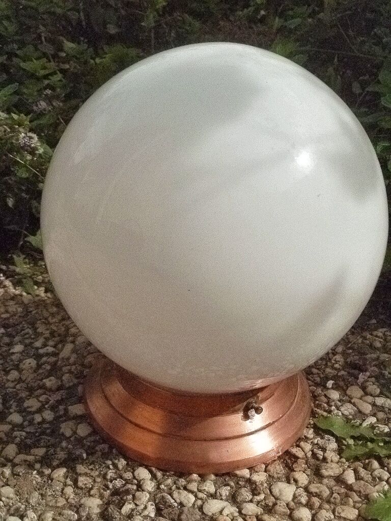 Ceiling lamp white opaline ball