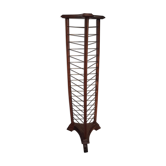 Porte Assiettes ou colonne de présentation 1900/1930 en noyer