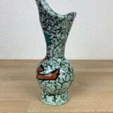 Ceramic vase 50s free form Vallauris Marius Bessonne