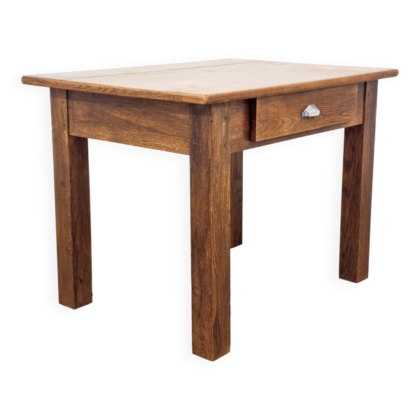 Bureau ancien en chêne massif – Années 1940