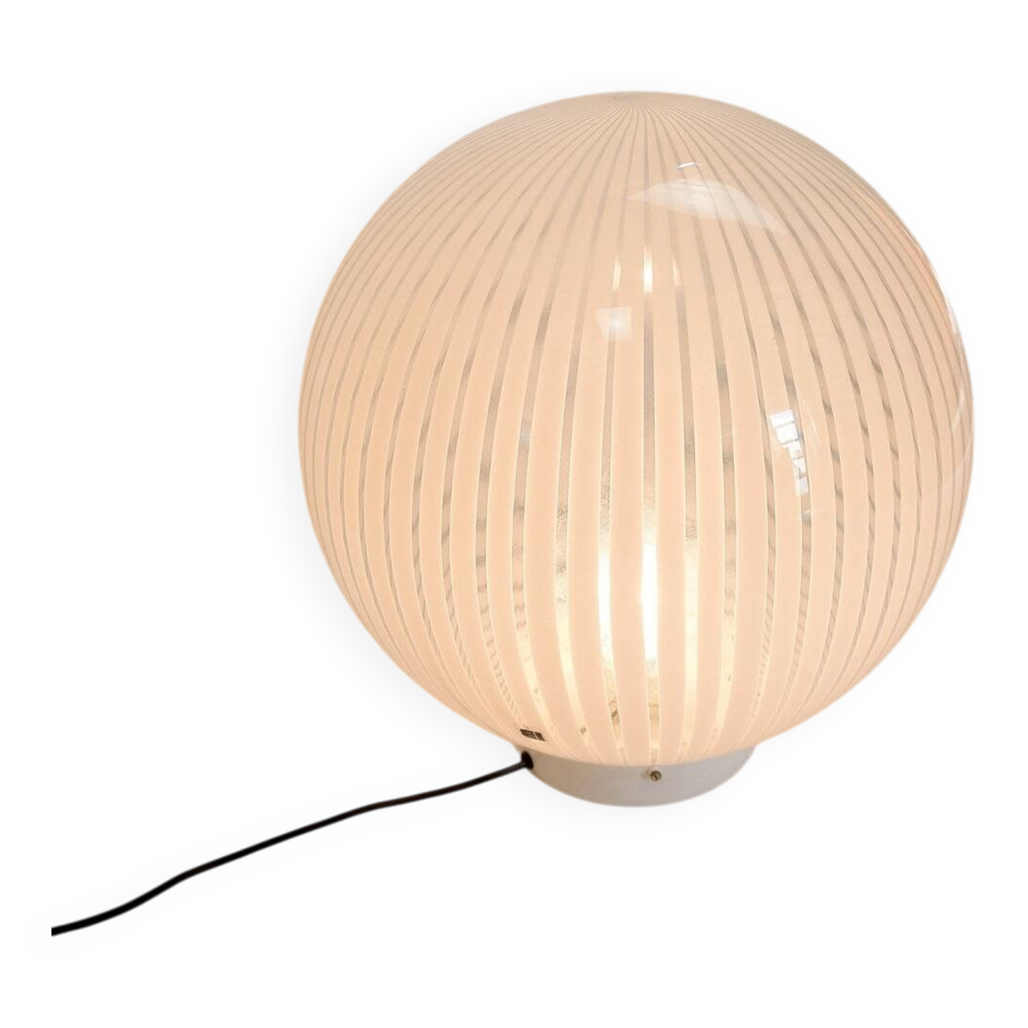Table lamp from the Tessuti series for Venini, Murano 1970s - Ø 40cm
