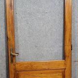 Rare 19th century door in solid walnut circa 1820
