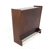 Rosewood bar cabinet "SK 661" and its 2 stools, Johannes Andersen, Denmark, 1960