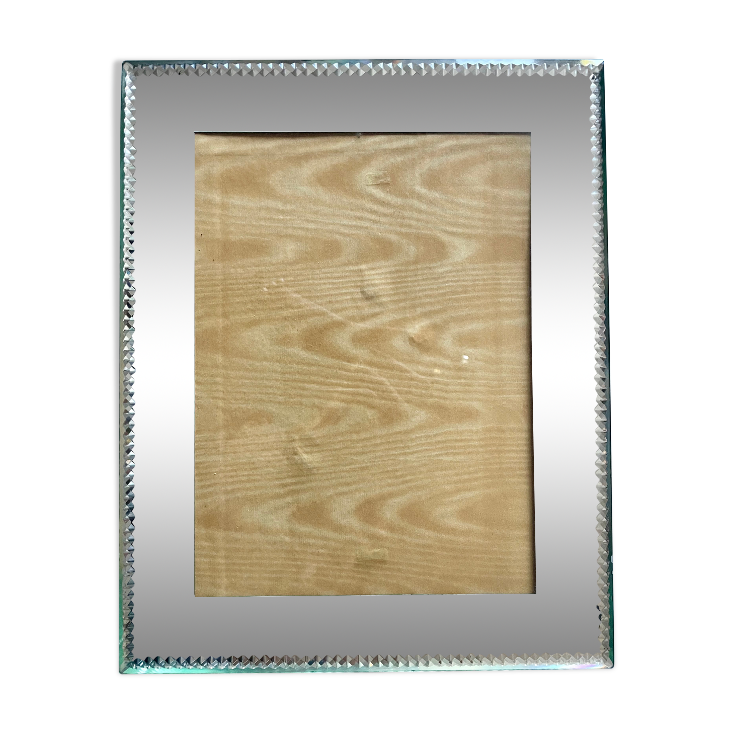 Antique mirror frame for photo