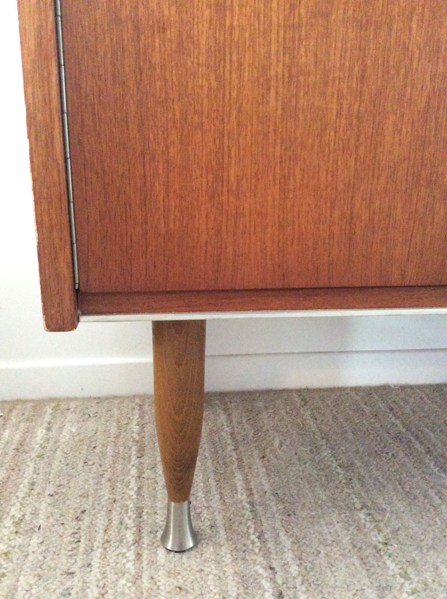 Scandinavian teak tv cabinet from the 60s