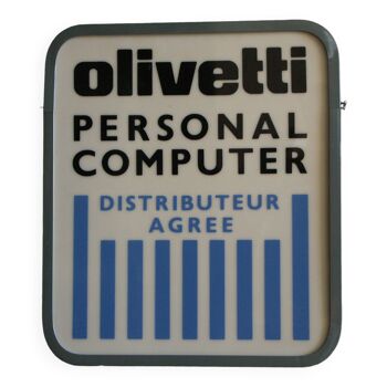 Enseigne lumineuse Olivetti