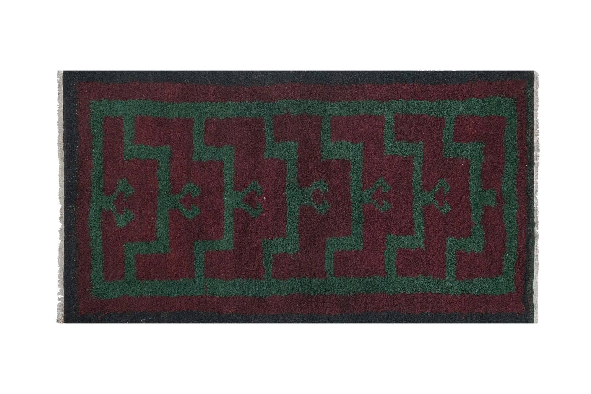 Tapis turc vintage fait main 120x208 cm