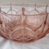 Glass salad bowl