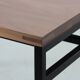 Cosmopol desk, walnut and steel. 120 x 60 cm