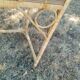 Bureau ancien en rotin osier vintage