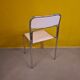 Retro Chrome Chair With Skai Upholstery