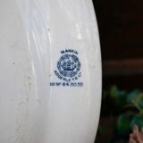 Adderleys Ltd Plate motif Nankin Made in 1912 Blue and white stoneware plate