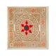 Tapis turc vintage noué à la main 133x136 cm