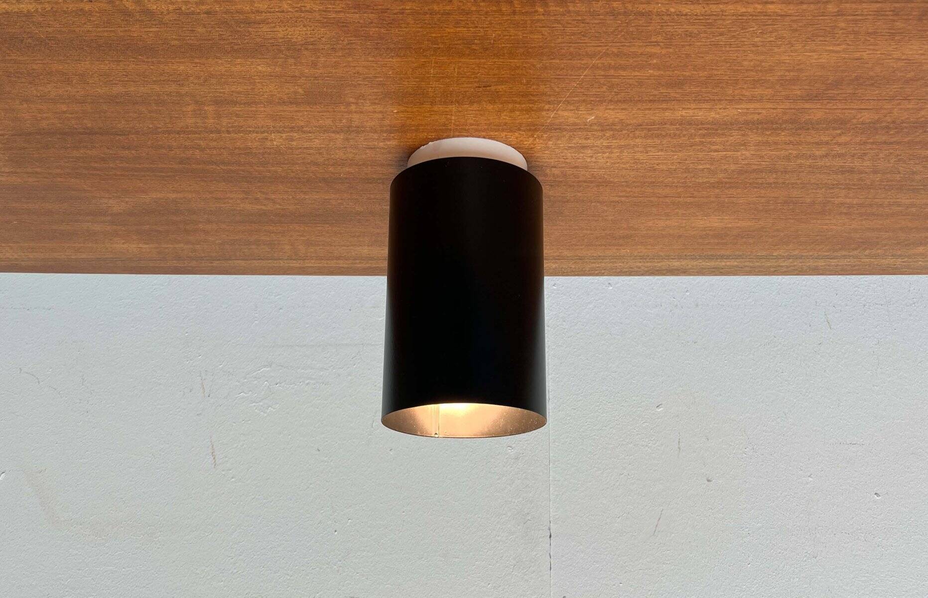 Vintage minimalist ceiling light from Ikea, 1980s.